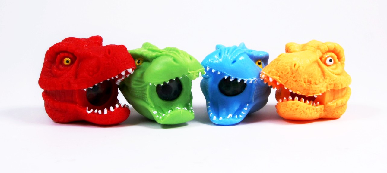 Dinosaur Squeeze Heads